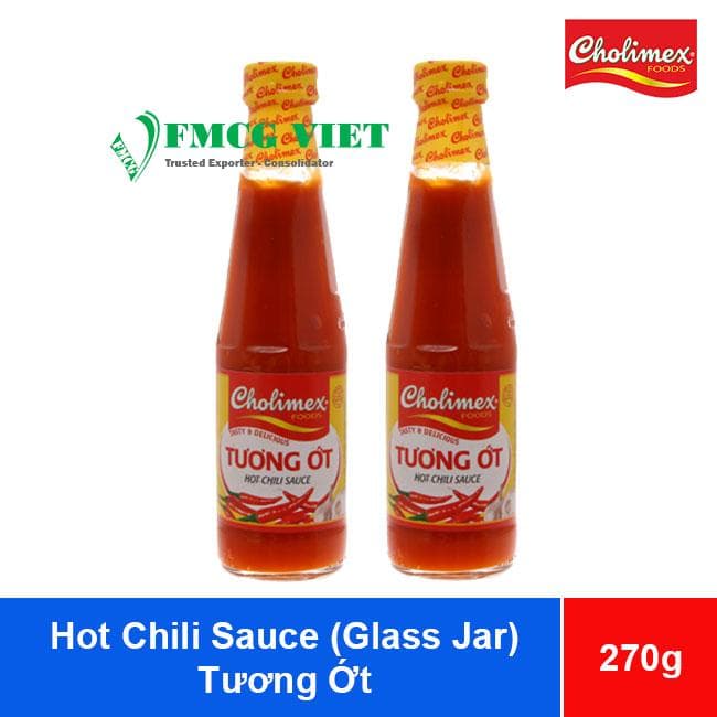 Cholimex Hot Chili Sauce 270g x 24 Glass Bottles (Tương Ớt Cholimex Chai Thủy Tinh) wholesale product