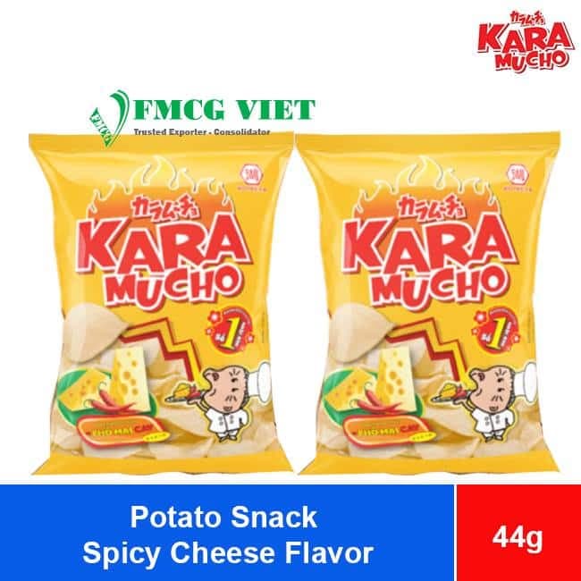 Koikeya Karamucho Potato Snack Spicy Cheese Flavor 44g x 60 Bags wholesale product