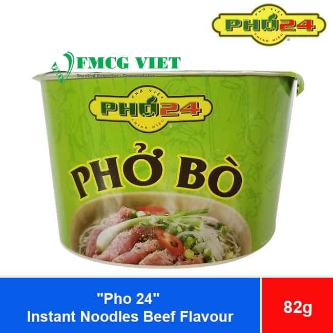 Pho 24 Instant Noodles Beef Flavour 82gr x24 Bowls wholesale product