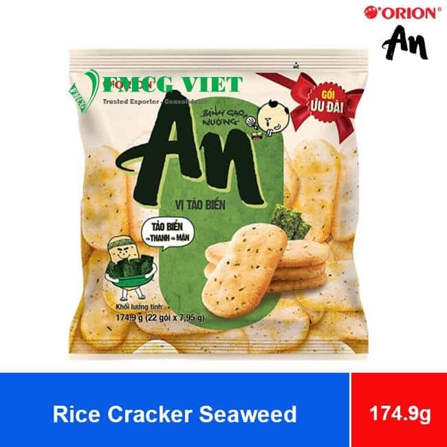 Orion An Rice Cracker Seaweed (7.95g x 22 packs) 174.9g x 20 Bags wholesale product
