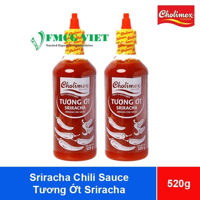 Cholimex Sriracha Chili Sauce 520g x 12 Bottles (Tương Ớt Sriracha Cholimex) wholesale product