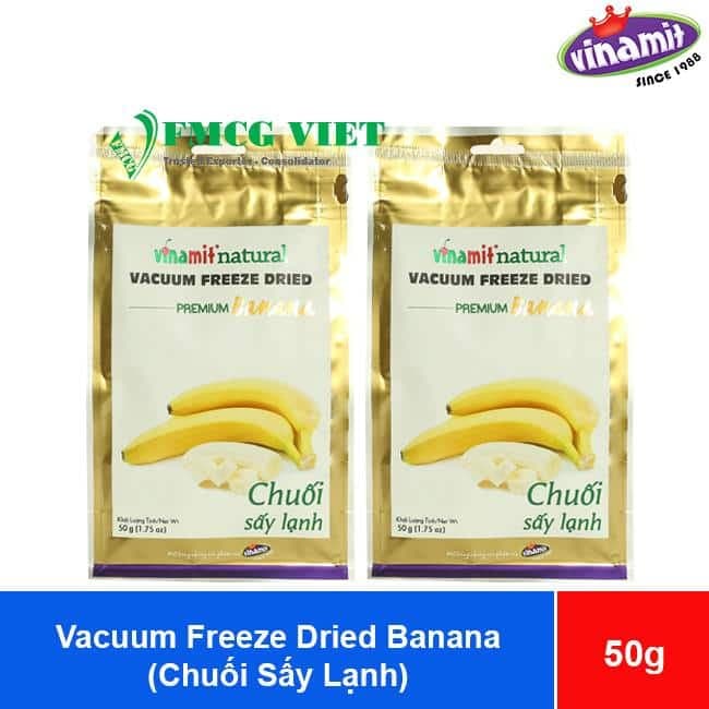 Vinamit Vacuum Freeze Dried Banana 50g x 36 Bags wholesale product