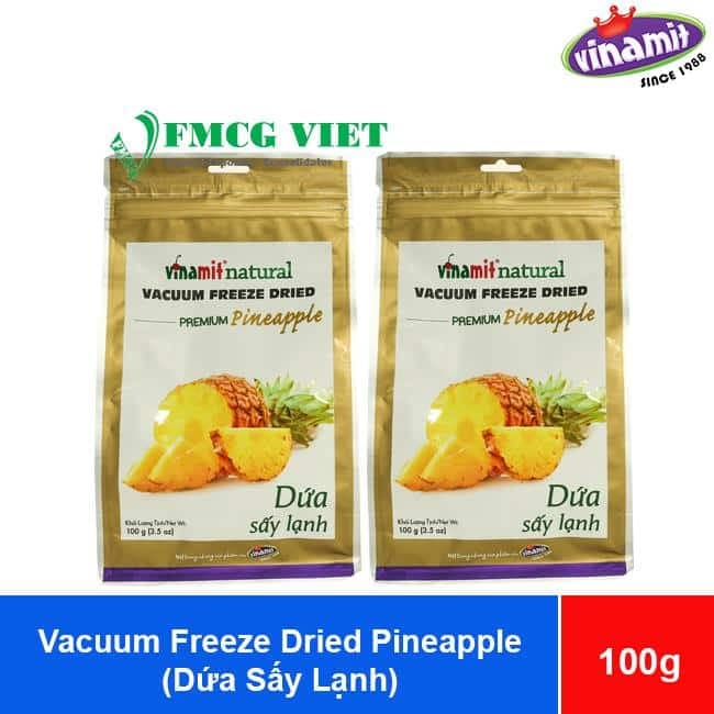 Vinamit Vacuum Freeze Dried Pineapple 100g x 18 Bags wholesale product