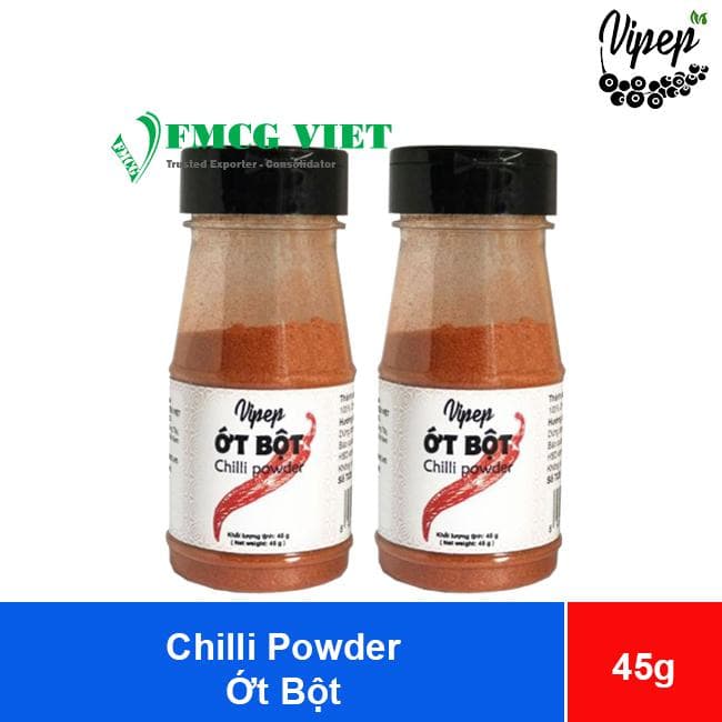 Vipep Chilli Powder 45g x 24 Jars (Ớt Bột) wholesale product