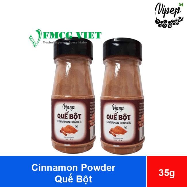 Vipep Cinnamon Powder 35g x 24 Jars (Quế Bột) wholesale product