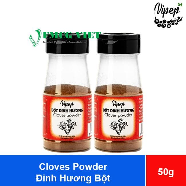 Vipep Cloves Powder 50g x 24 Jars (Đinh Hương Bột) wholesale product