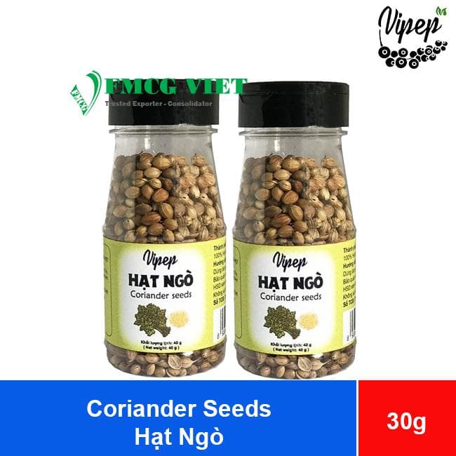 Vipep Coriander Seeds 30g x 24 Jars (Hạt Ngò) wholesale product