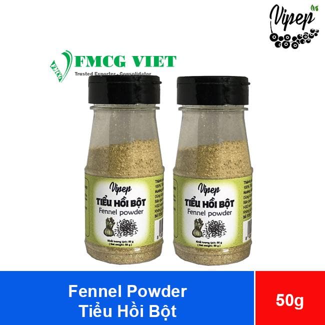 Vipep Fennel Powder 50g x 24 Jars (Tiểu Hồi Bột) wholesale product