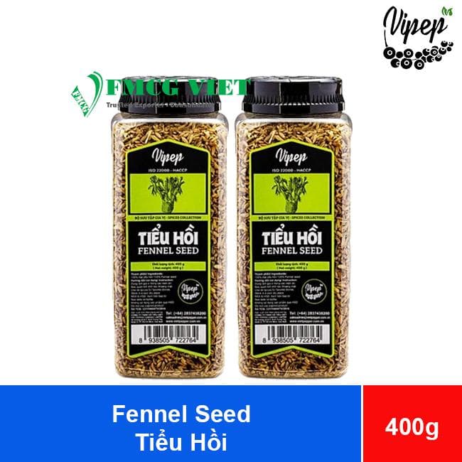 Vipep Fennel Seeds 400g x 16 Jars (Tiểu Hồi) wholesale product