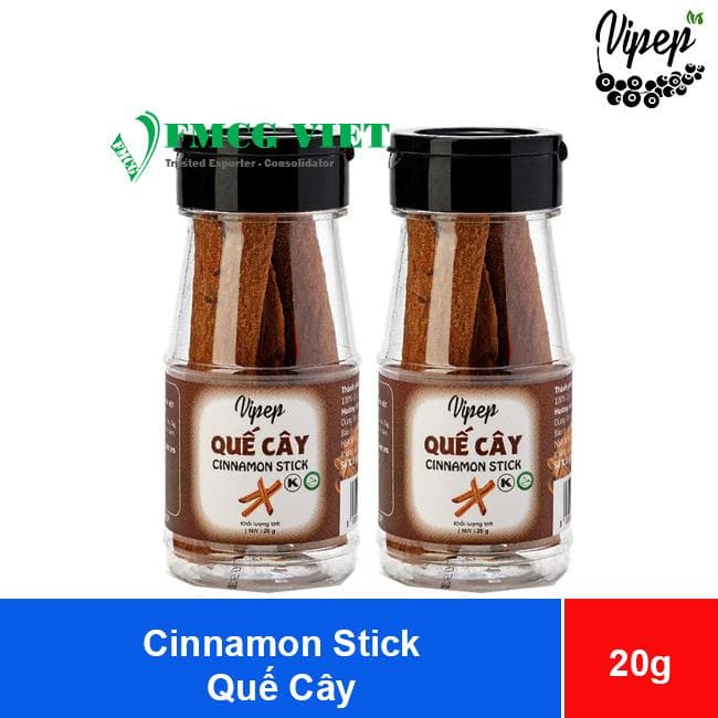 Vipep Cinnamon Stick 20g x 24 Jars (Quế Cây) wholesale product