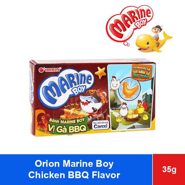 Orion Marine Boy Chicken BBQ Flavor 35g x 20 Boxes wholesale product