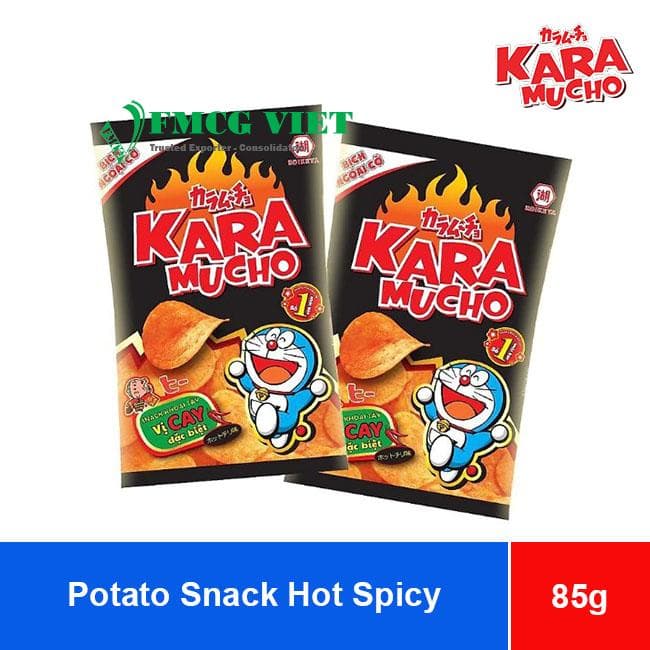 Koikeya Karamucho Potato Snack Hot Spicy 85g x 40 Bags wholesale product