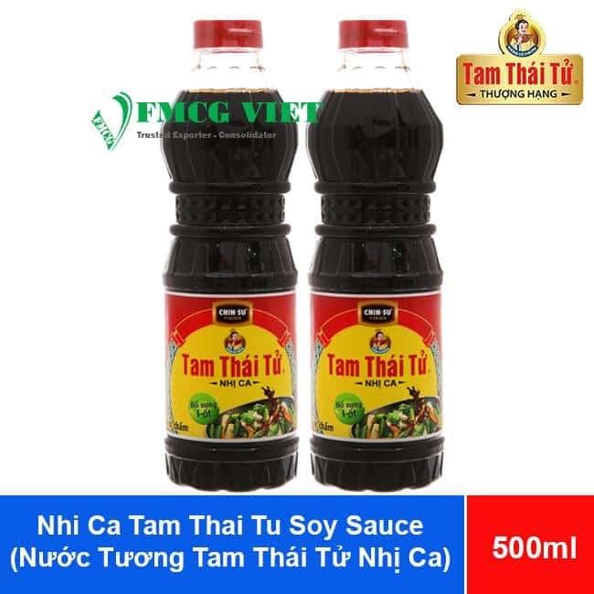 Nhi Ca Tam Thai Tu Soy Sauce with iodine 500ml x24 Bottles(Nước Tương Tam Thái Tử Nhị Ca Bổ Sung i-ốt) wholesale product