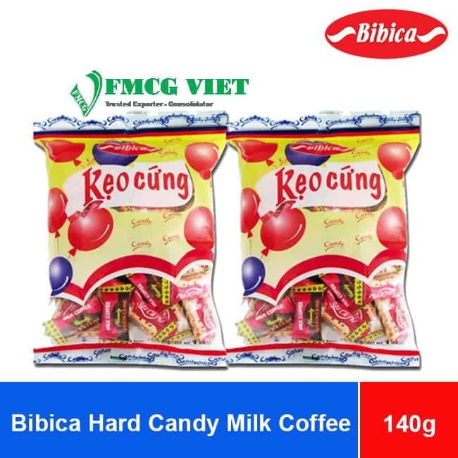 Bibica Hard Candy Milk Coffee Flavor 140g x 50 Bags wholesale product