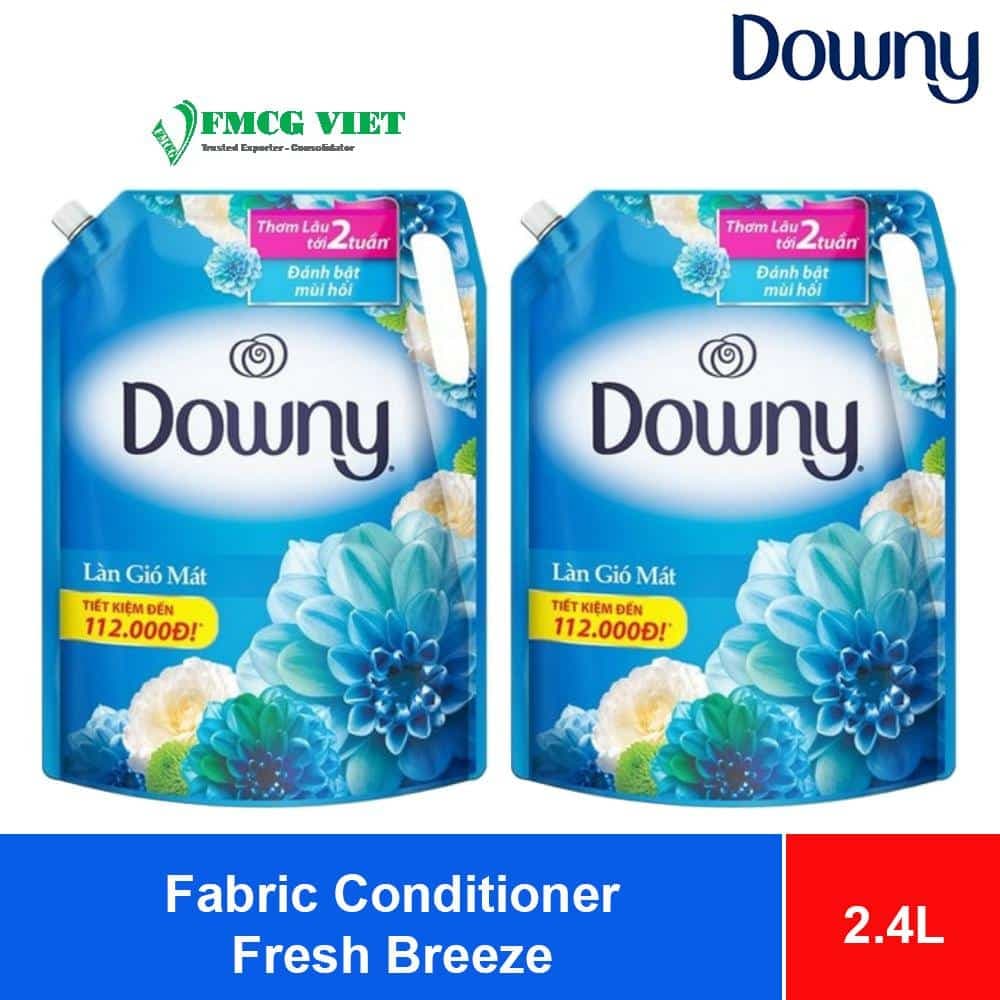 Downy Fabric Conditioner Fresh Breeze 2.4L x 4 Pouches wholesale product