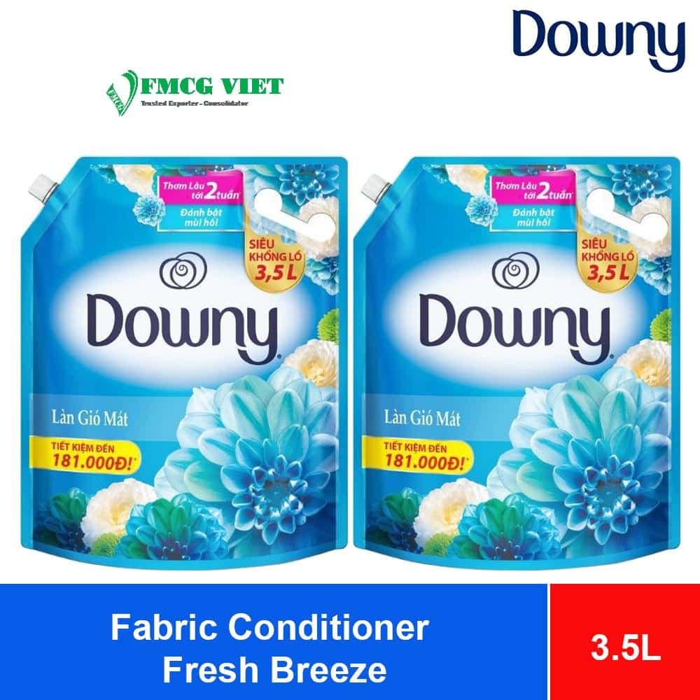 Downy Fabric Conditioner Fresh Breeze 3.5L x 4 Pouches wholesale product