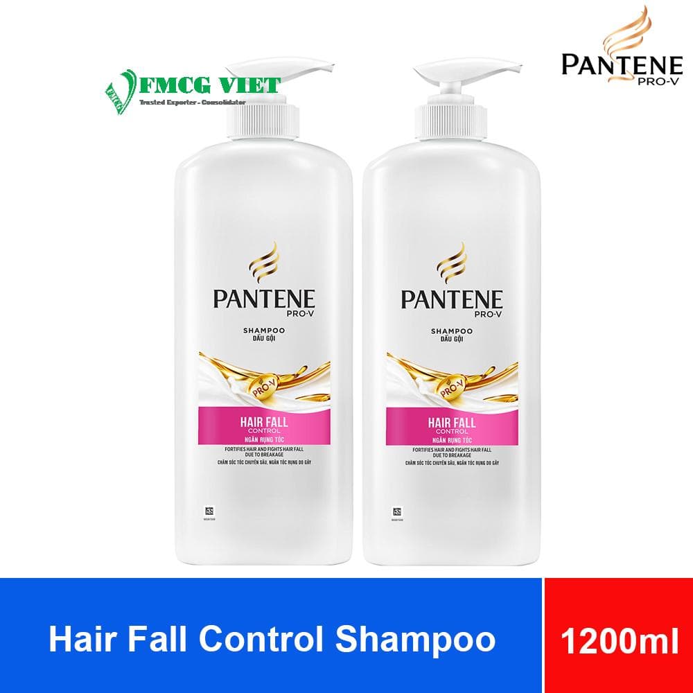 Pantene Shampoo Hair Fall Control 1200ml x6 Bottles wholesale product