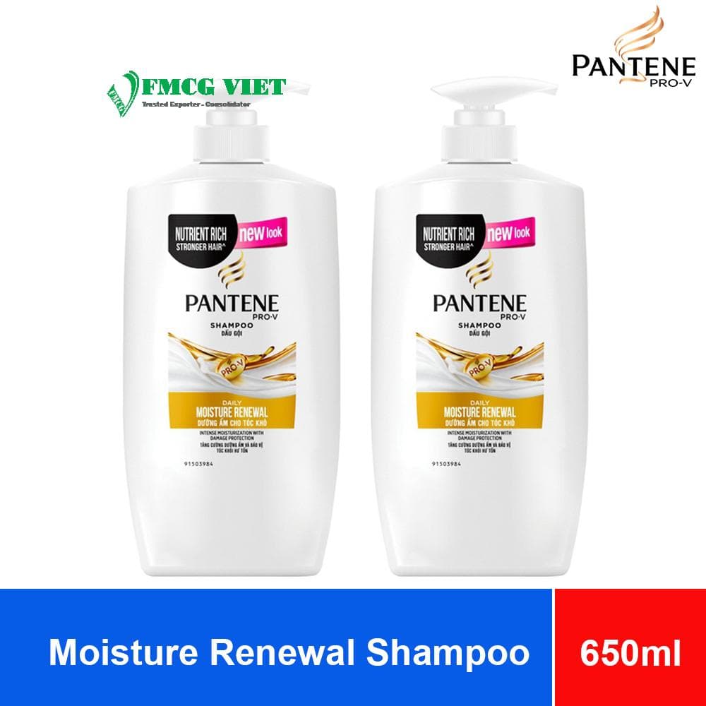 Pantene Shampoo Moisture Renewal 650ml x 6 Bottles wholesale product