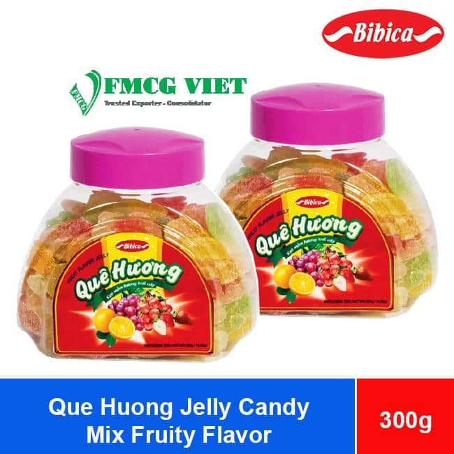 Bibica Que Huong Mix Fruity Flavor Soft Candy 300g x 20 Boxes wholesale product