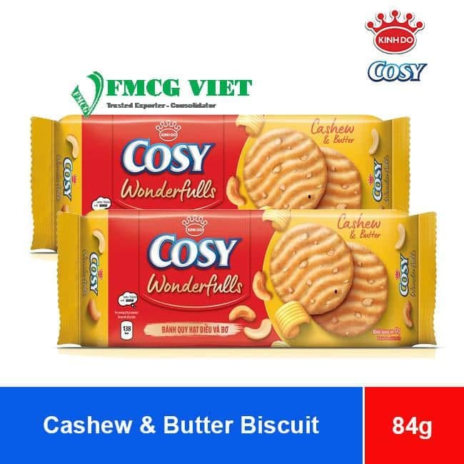 Cosy Wonderfulls Biscuits Cashew Butter 84g wholesale product