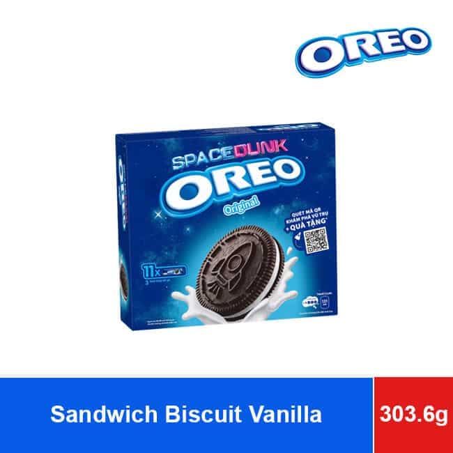 Oreo Sandwich Cookies Vanilla Cream 303.6g x 12 Boxes wholesale product