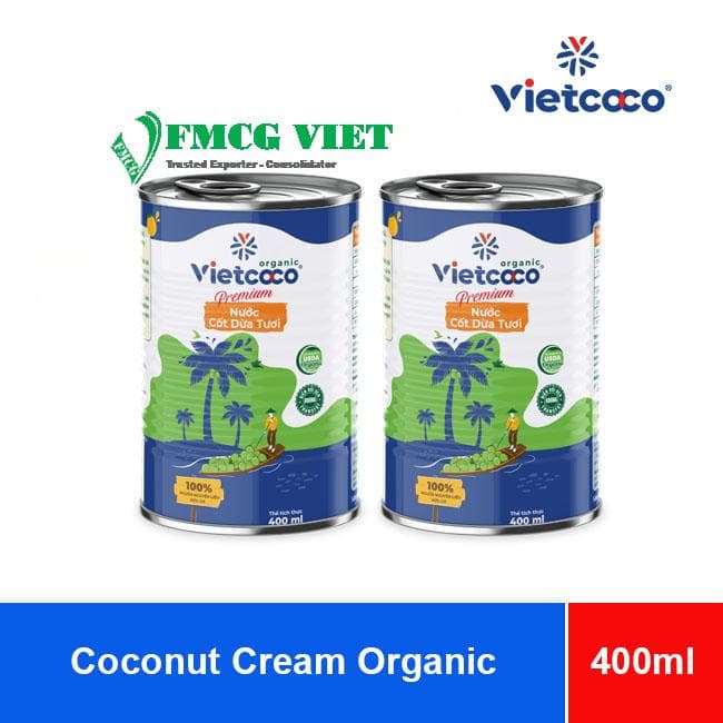 Vietcoco Coconut Cream Organic 400ml wholesale product