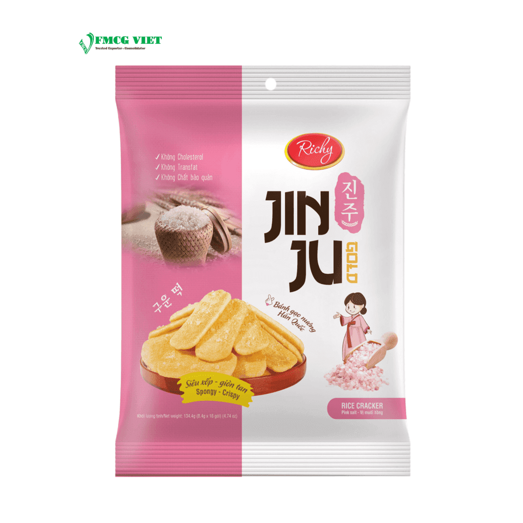 Richy Korean Rice Cracker Jinju Rice Cracker Himalya Salt 303g x 10 wholesale product