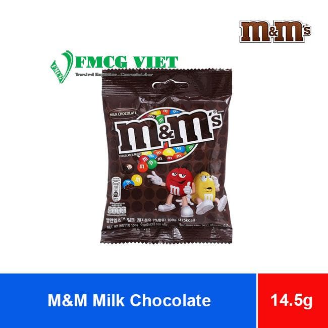 M&M Milk Chocolate 400packs x 14.5g wholesale product