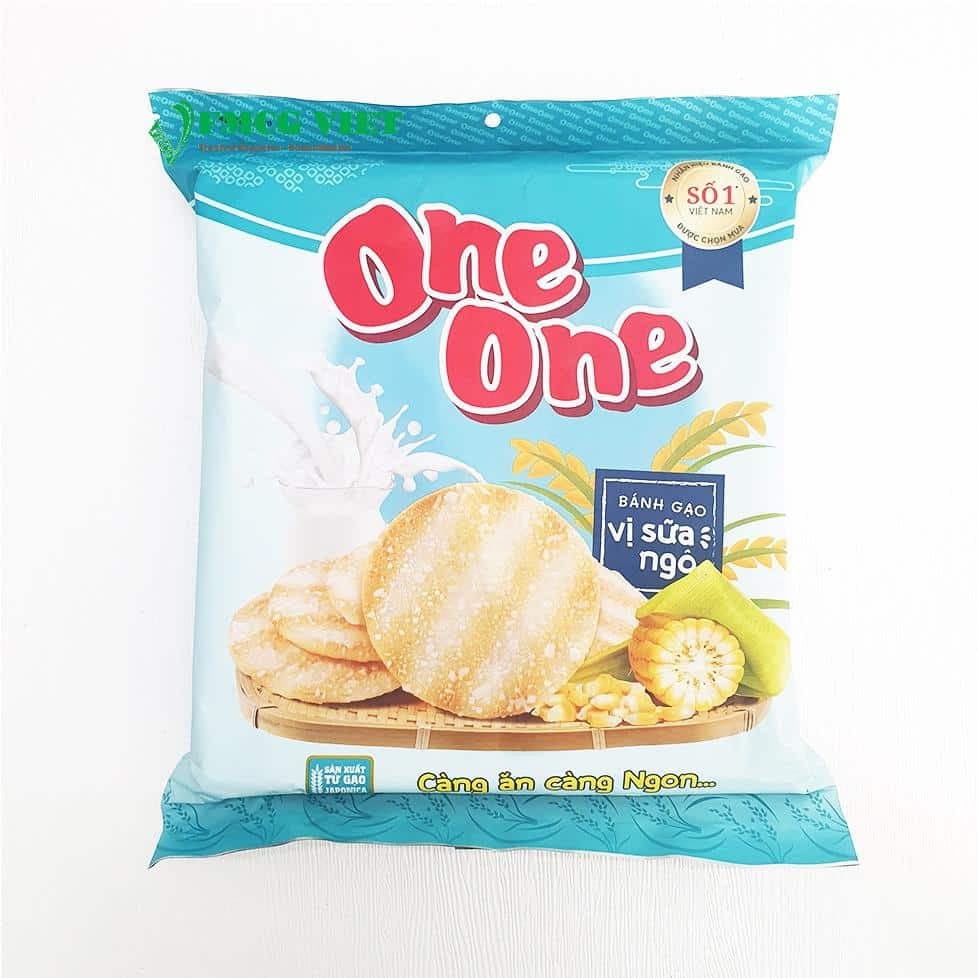 One One Rice Cracker Corn Milk 120g x 20 Bags wholesale product