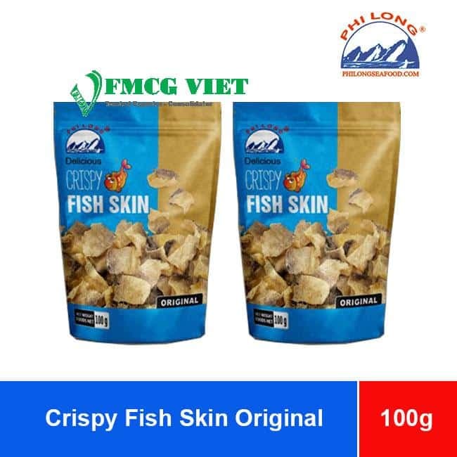 Phi Long Crispy Fish Skin Original 100g wholesale product
