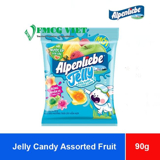 Alpenliebe Jelly Candy Assorted Fruit 54g – Explosive Fruit Flavor wholesale product