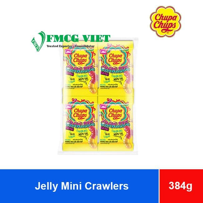 Chupa Chups Jelly Mini Crawlers 240g (24g x 10 packs) wholesale product