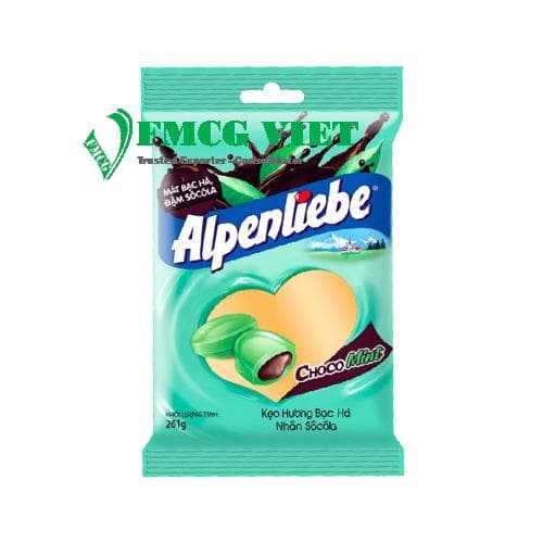 Wholesale Alpenliebe Hard Candy Choco Mint 261g x 24 Bags wholesale product