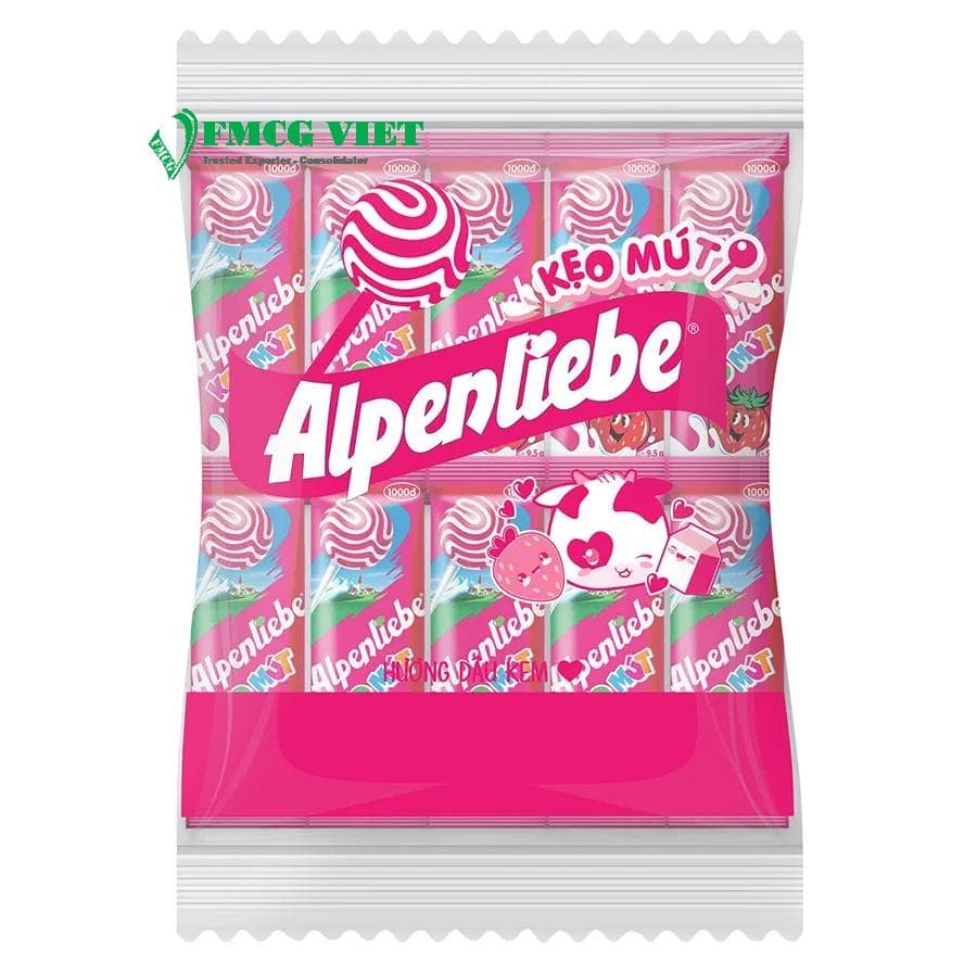 Alpenliebe Lollipop Strawberry 390g x 20 Bags wholesale product