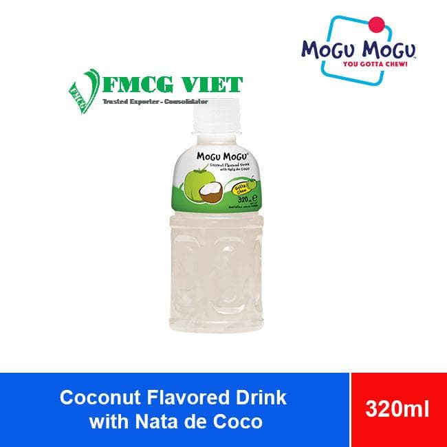 Mogu Mogu Coconut Flavored Drink with Nata de Coco 320ml x 24 Bottles – Best Selling Items wholesale product