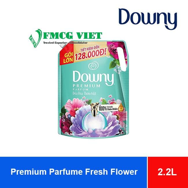 Wholesale Downy Fabric Softener Conditioner Premium Parfume Fresh Flower 2.2L x 4 Pouches wholesale product