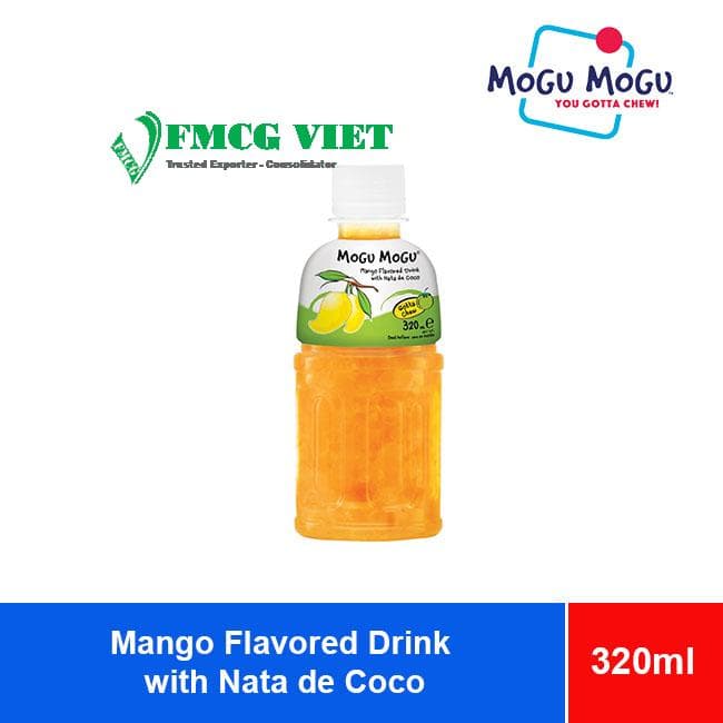Mogu Mogu Mango Flavored Drink with Nata de Coco 320ml x 24 Bottles wholesale product