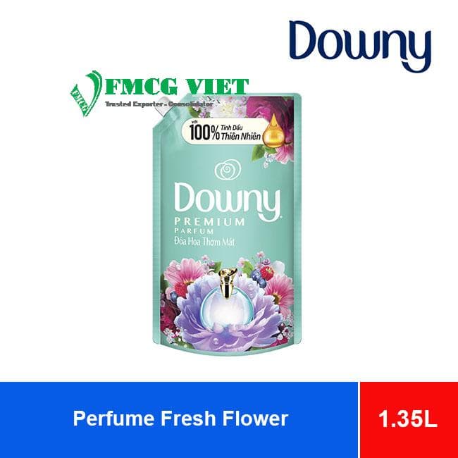 Downy Fabric Softener Conditioner Premium Perfume Fresh Flower 1.35L x 9 Pouches wholesale product