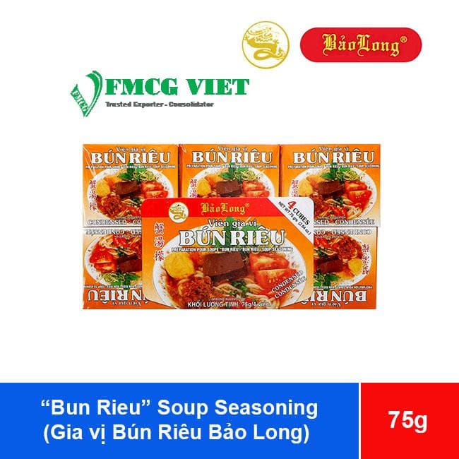 Bao Long Seasoning Cubes with ‘Bun Rieu” Flavor (Viên Gia vị Bún Riêu Bảo Long) wholesale product