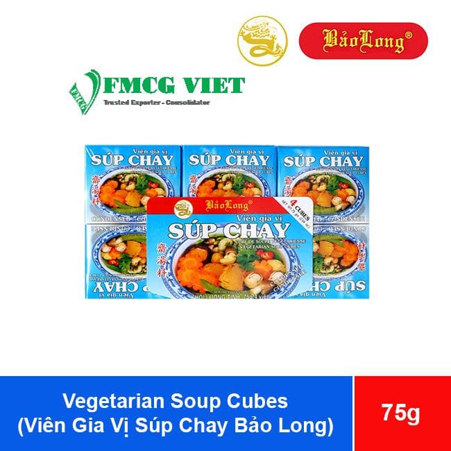 Bao Long Vegetarian Soup Cubes (Viên Gia vị Súp Chay Bảo Long) wholesale product