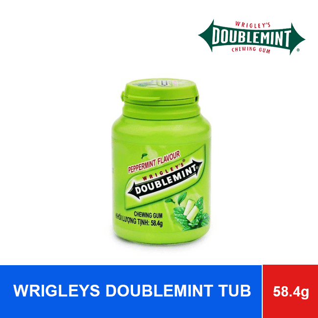 WRIGLEYS DOUBLEMINT CHEWING GUM TUB 58.4g wholesale product