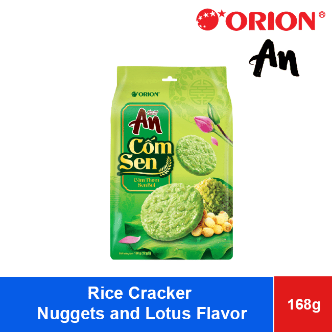 An Rice Cracker Nuggets and Lotus Flavor 168 x 12 Bags wholesale product