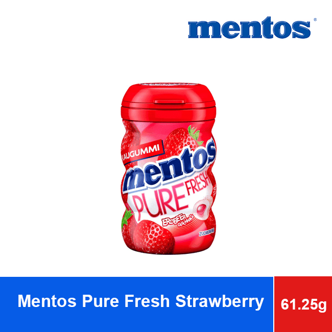 Mentos Pure Fresh Chewy Candy Strawberry 31.25g wholesale product