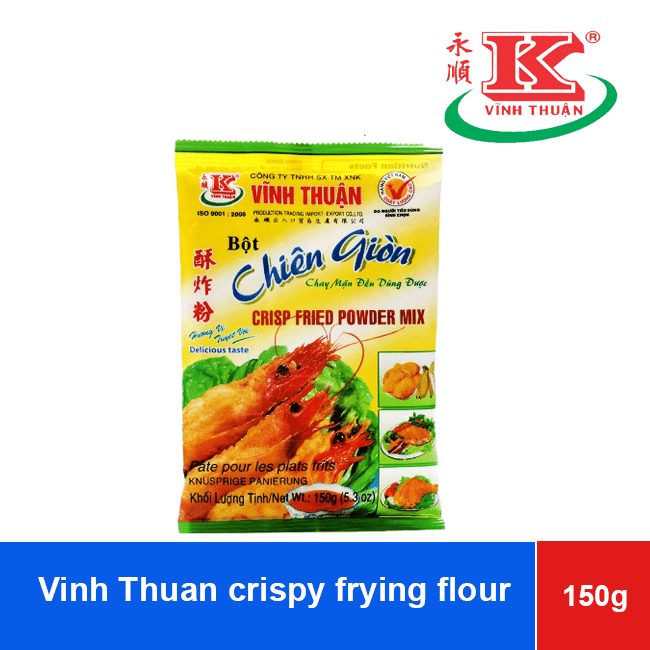 Vinh Thuan crispy frying flour 150g (Bột chiên giòn) wholesale product