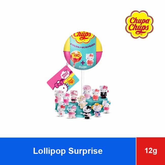 Chupa Chups Lollipop Strawberry Surprise Hello Kitty 12g wholesale product