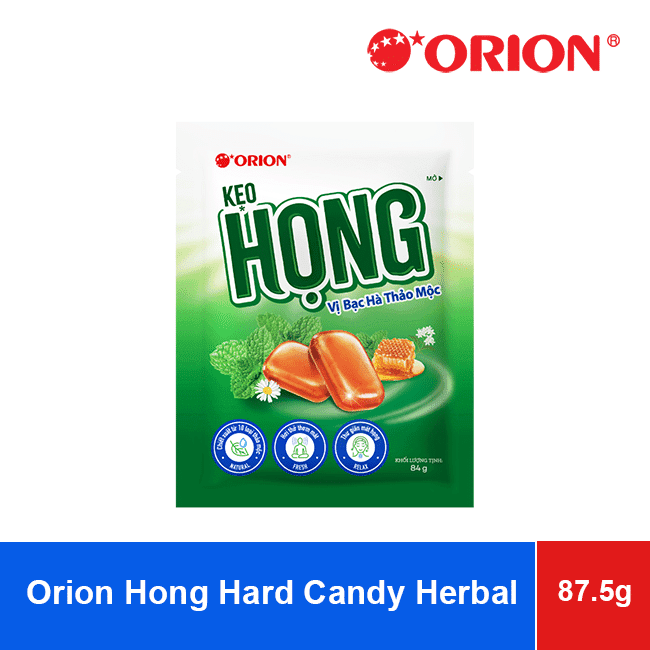 Orion Hong Hard Candy Herbal Honey Flavor 87.5g x 20 Bags wholesale product