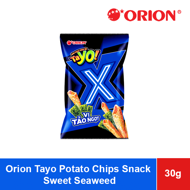 Orion Tayo Potato Chips Snack Sweet Seaweed Taste 30g x 80 Bags wholesale product