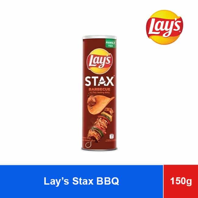 Lay’s Stax Potato Chips Snack BBQ 150g x 14 Jars wholesale product