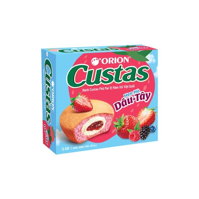 Custas Cake Strawberry 360g x 12 Boxes wholesale product