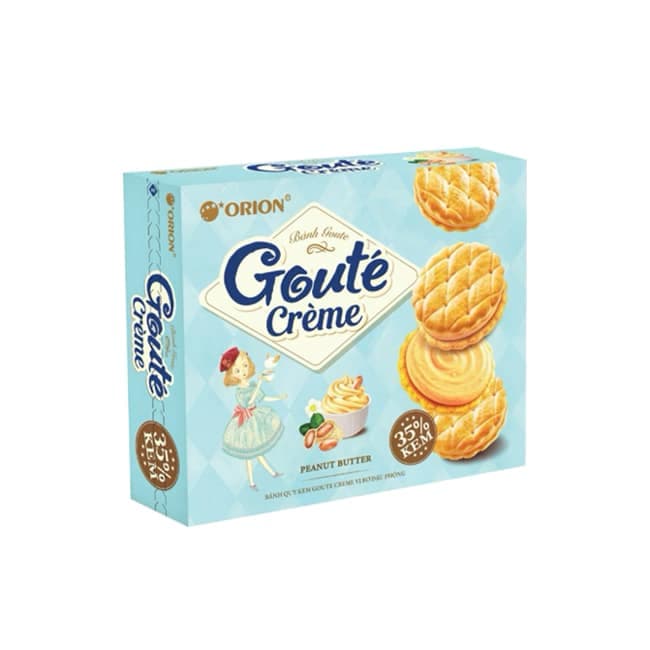 Goute Cookie Cream Peanut Butter 320g x 8 Boxes wholesale product